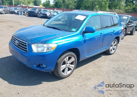 2008 Toyota Highlander Sport z USA, uszkodzony, nr VIN JTEES43A282015199